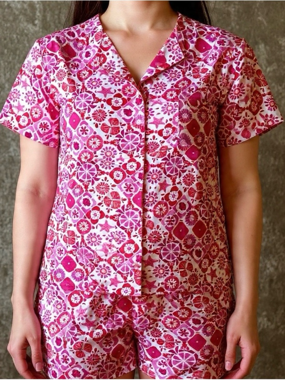 Little Sleepies Women’s Bamboo Viscose Pajama Set Short Sleeve Shorts Size XL - Picture 1 of 7